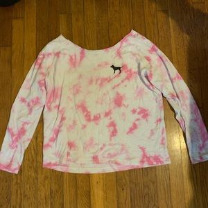 PINK Off the shoulder Sweater